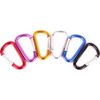 karabina EU SELECT Karabina hliníková tvar D 8mm 8x80mm mix