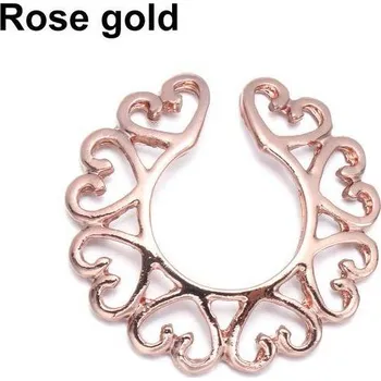 Piercing Falešný piercing do nosu | fake septum - V30