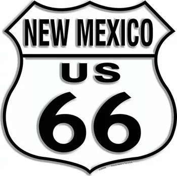 Plechová cedule PLECHOVÁ CEDULE ROUTE 66 NEW MEXICO SHIELD