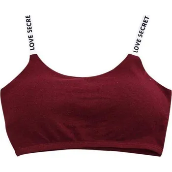 Podprsenka Podprsenka bez kostic | sportovní podprsenka, univerzální velikost - červené víno,66-88 cm