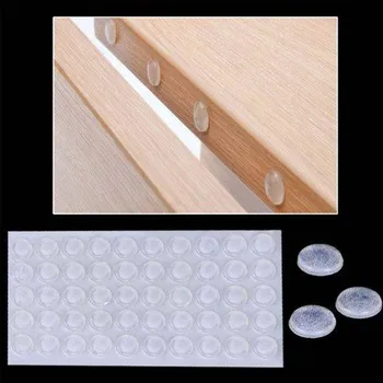 Silikonové tlumiče do domácnosti | silikonové nálepky, 50 ks