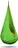 Aga Závěsný vak 140 x 70 cm, zelený/oranžový