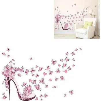 Samolepící dekorace Samolepící dekorace na zeď | nálepka na zeď, styl střevíc - 100 x 65 cm