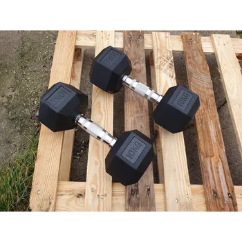 jednoruční činky 2x10kg HEXA