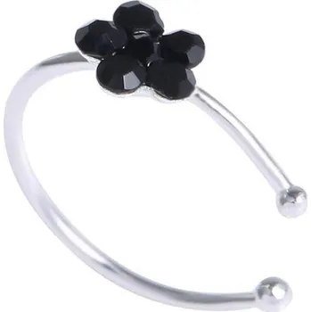 Piercing Fake piercing do nosu | falešný piercing, styl kytička -různé barvy - V5