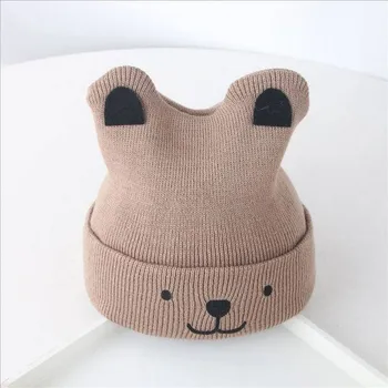 Čepice Dětská čepice | čepice pro batolata s oušky - A05,Univerzální