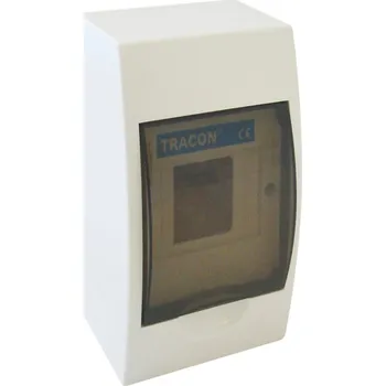 Rozvaděč Tracon electric Rozvodná skříň nadomítková plastová 140x210x100mm 140×210×100mm