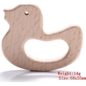 Dřevěná hračka Dřevěné hračky pro děti | dřevěná zvířátka - kachna