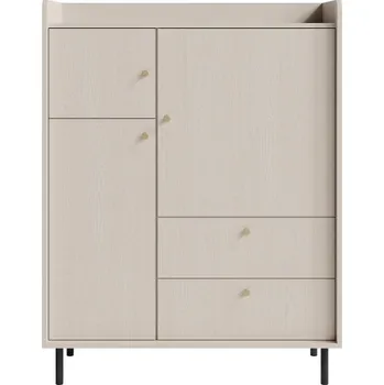 Komoda Vysoká komoda I Ariana - béžová/dub pískový