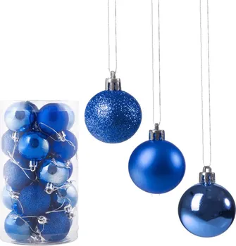 Vánoční ozdoba Springos CA0100 tmavě modré mix 20 ks
