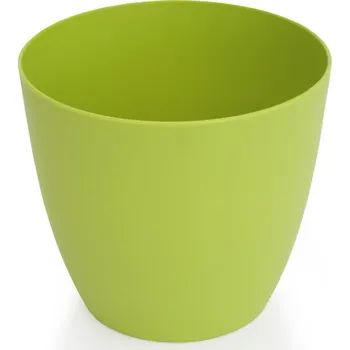 Obal na květináč Obal Ella - matná jablečná zelená 11 cm