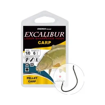 Rybářský háček ENERGOFISH EXCALIBUR HÁČEK PELETY CARP BN velikost: 6