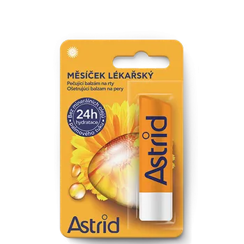 Péče o rty ASTRID Balzám na rty Měsíček lékařský, 4,8 g