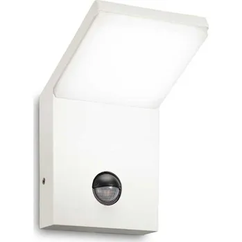 Venkovní osvětlení LED Venkovní nástěnné svítidlo Ideal Lux Style AP1 Bianco 209852 9,5W 680lm IP54 bílé s čidlem