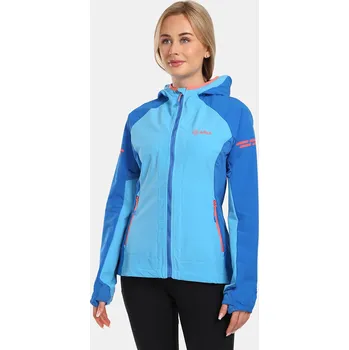 Dámská větrovka Dámská softshellová běžecká bunda Kilpi BALEO-W modrá 42