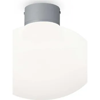 Venkovní osvětlení Venkovní stropní přisazená základna Ideal Lux Clio MPL1 Grigio 148854 E27 1x60W IP44 9cm šedá
