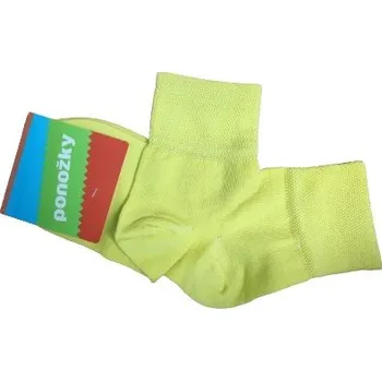 Pánské ponožky FX-HIGH jednobarevné bavlněné ponožky FUXY 35-38 žlutá