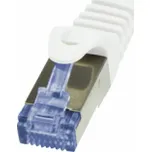 LOGILINK CQ4091S LOGILINK - Cat.6A Patch cable made from Cat.7 raw cable, white, 10m