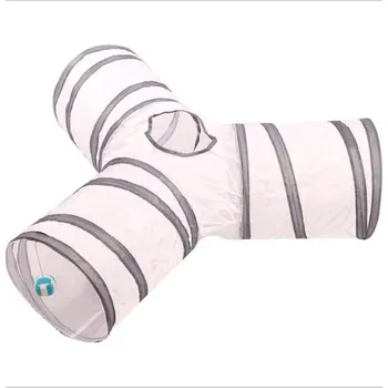 Hračka pro kočku Tunel pro kočky s míčkem | skládací prolézačka pro kočky - 23