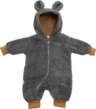Kojenecký overall New Baby Teddy Bear zimní overal šedý