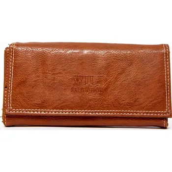Peněženka Dámská koženková peněženka SALOM ZK-61 Barvy: Hnědý