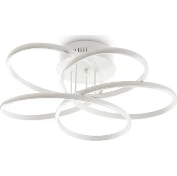 LED Stropní a nástěnné svítidlo Ideal Lux Karol PL D65 227825 45W 6900lm 4000K IP20 65cm