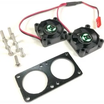 RC náhradní díl Výkonné duo ventilátorů 30x30mm pro aktivní chladiče, 8000ot/min. Absima - RC_106275