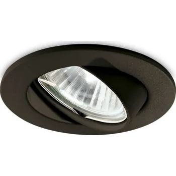 Bodové svítidlo Zápustné bodové svítidlo Ideal Lux Swing Nero 243825 GU10 1x50W IP20 černé