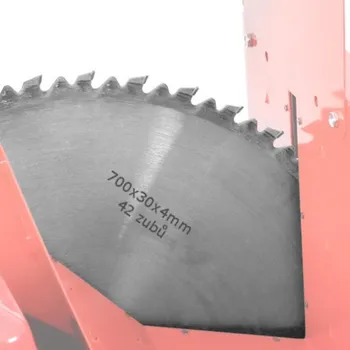 Brusný papír HECHT 845000003 pilový kotouč 700x30x4mm 42Z SK