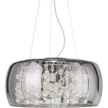 Závěsné svítidlo Ideal Lux Audi-80 SP8 fume 197654 G9 8x40W 50cm šedé
