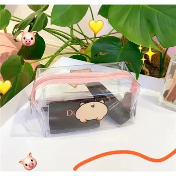 Penál Průhledné školní pouzdro se vzorem - 9