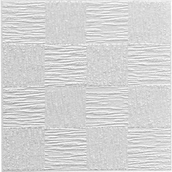 Obklad 3D panel GYOR bílý rozměr 50 x 50 cm