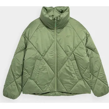 Dámská větrovka 4F 4FAW23TDJAF232 OLIVE Dámská bunda US XS