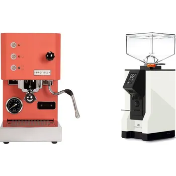Kávovar Profitec GO, red + Eureka Mignon Perfetto, BL white
