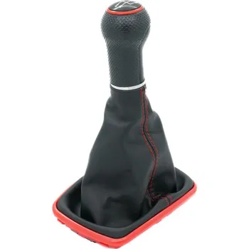 Řadicí páka s manžetou VW Golf IV Bora I 5-rychl červená