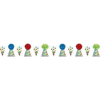 Vlaječková girlanda puntíky a proužky special 365 cm (Vlaječková girlanda puntíky a proužky special 365 cm)