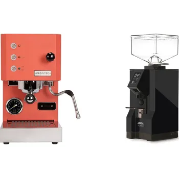 Kávovar Profitec GO, red + Eureka Mignon Turbo, BL black