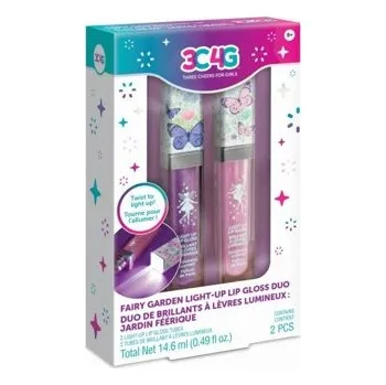 dětské šminky a malovátka MAKE IT REAL Lesky na rty Fairy Garden Light-Up