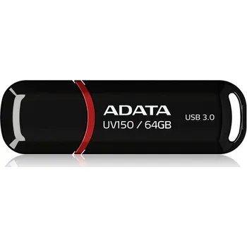 USB flash disk Flashdisk Adata UV150 64GB black (USB 3.0)