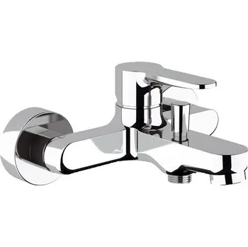 Vodovodní baterie Hopa Pira Vanová nástěnná baterie, 150 mm, nikl broušený, BAREW0508