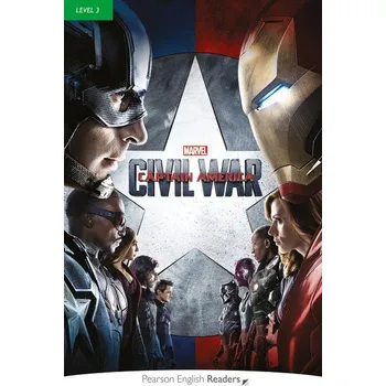 Anglický jazyk Pearson English Readers: Level 3 Marvel Captain America Civil War + Code - Coleen Degnan-Veness