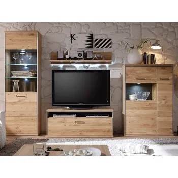 Obývací stěna Nábytek do obývacího pokoje ESPERO I dub sukatý bělený