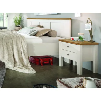 Noční stolek VÝPRODEJ: Noční stolek SLOANE champagne/dub