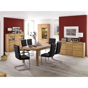 Knihovna Nábytek do jídelny XENA buk masiv olejovaný