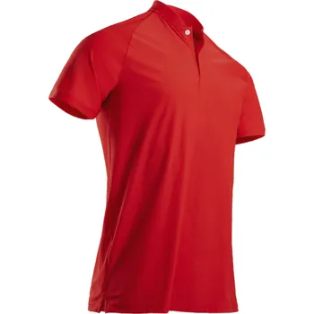 Pánské tričko INESIS Pánské golfové polo s krátkým rukávem WW900 S ČERVENÁ