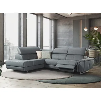 Sedací souprava Rohová sedací souprava LENO s elektrickou funkcí relax Levý roh