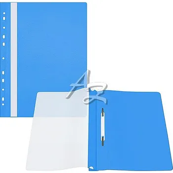 rychlovazač A4/10ks, PP, čirá přední strana, Euro, Modrý světle