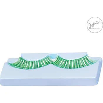 Karnevalový doplněk Jofrika Duhové řasy - zelené 18077 - D