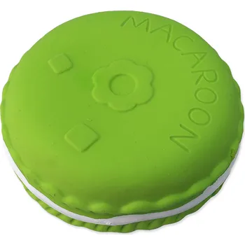 Hračka pro psa Hračka DOG FANTASY Latex makrónka se zvukem zelená 9cm