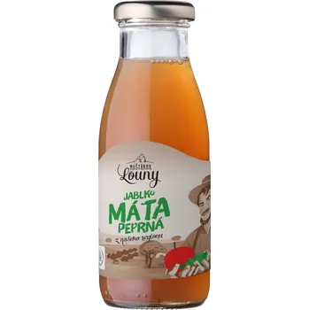 Mošt jablko a máta peprná, 250 ml
